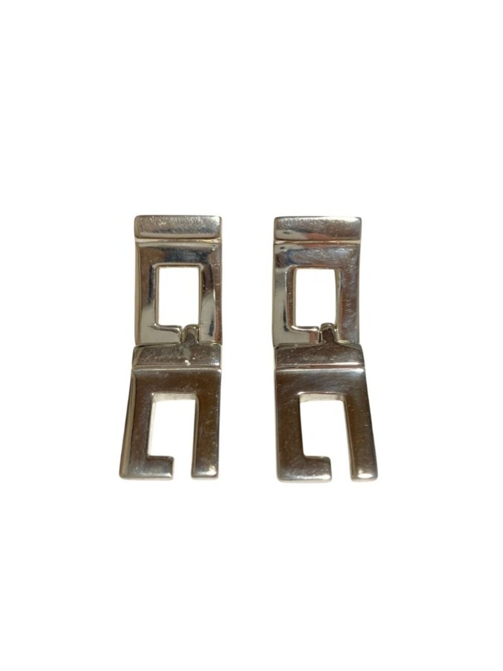 Gucci G Logo Stud Earrings 925 Sterling Silver